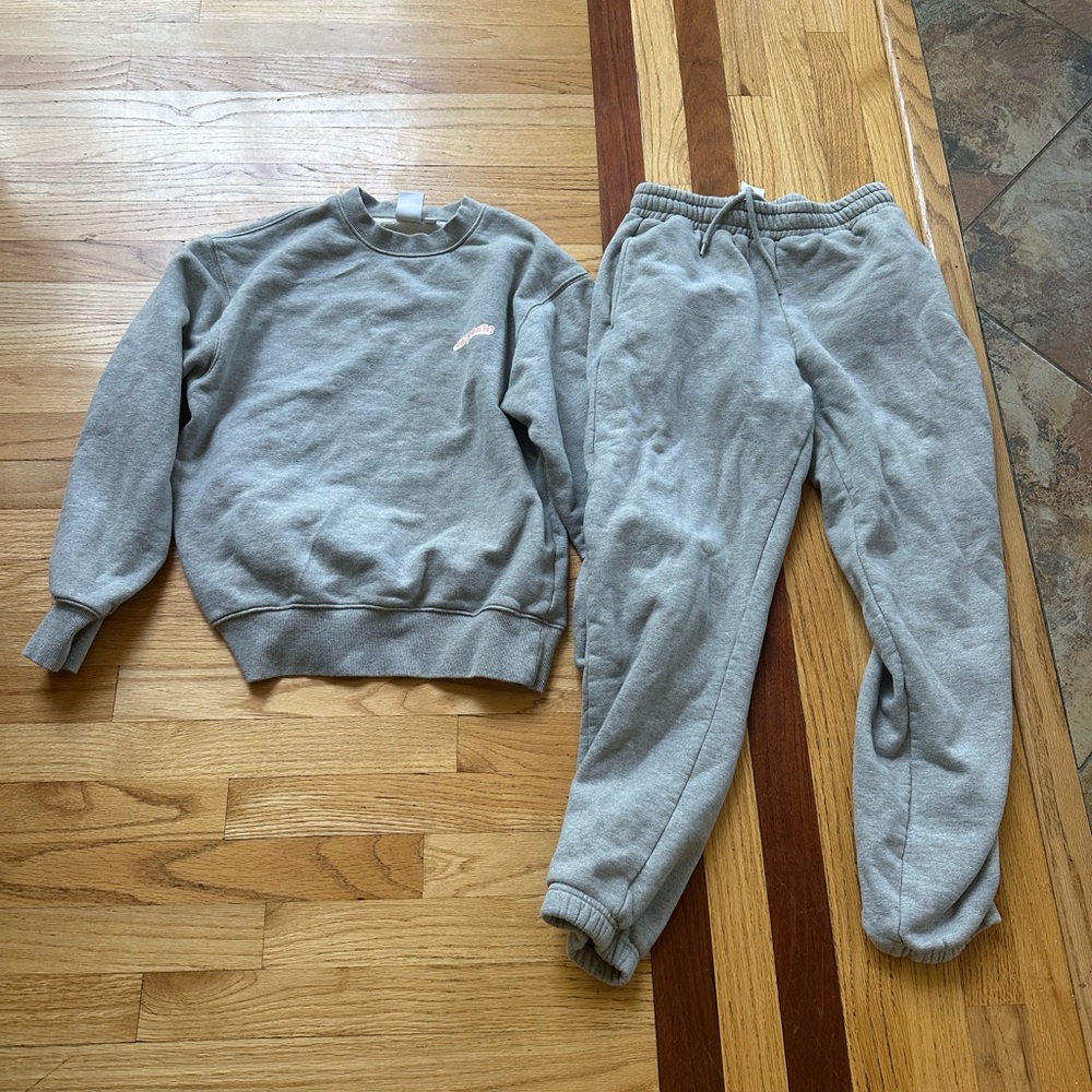 BTS THEMED MERCH Gender Inclusive Boy with Luv Sweatshirt and sweatpants